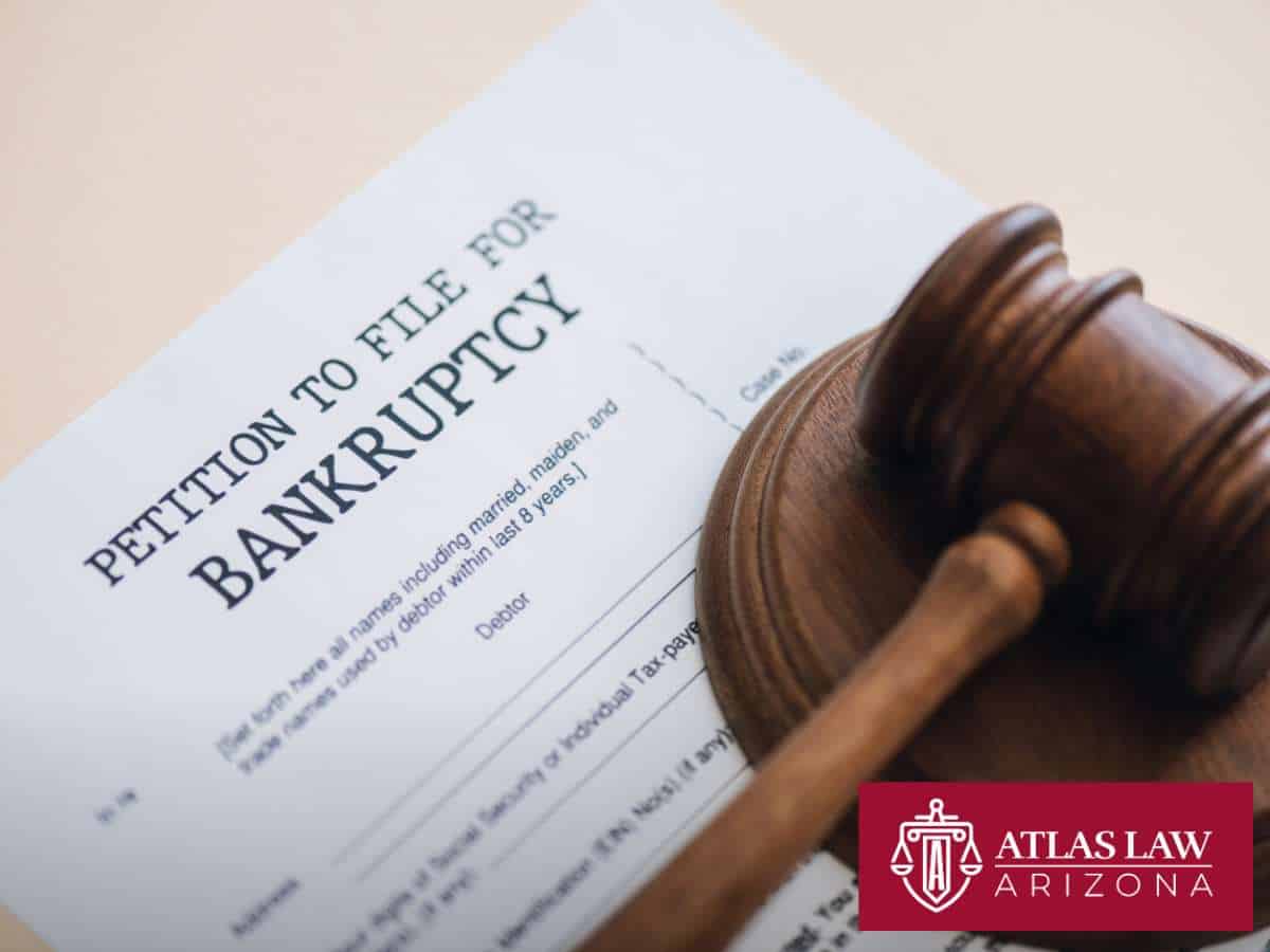 Petition form and gavel symbolizing a Discount Retailer Converts From Chapter 11 To Chapter 7 Bankruptcy