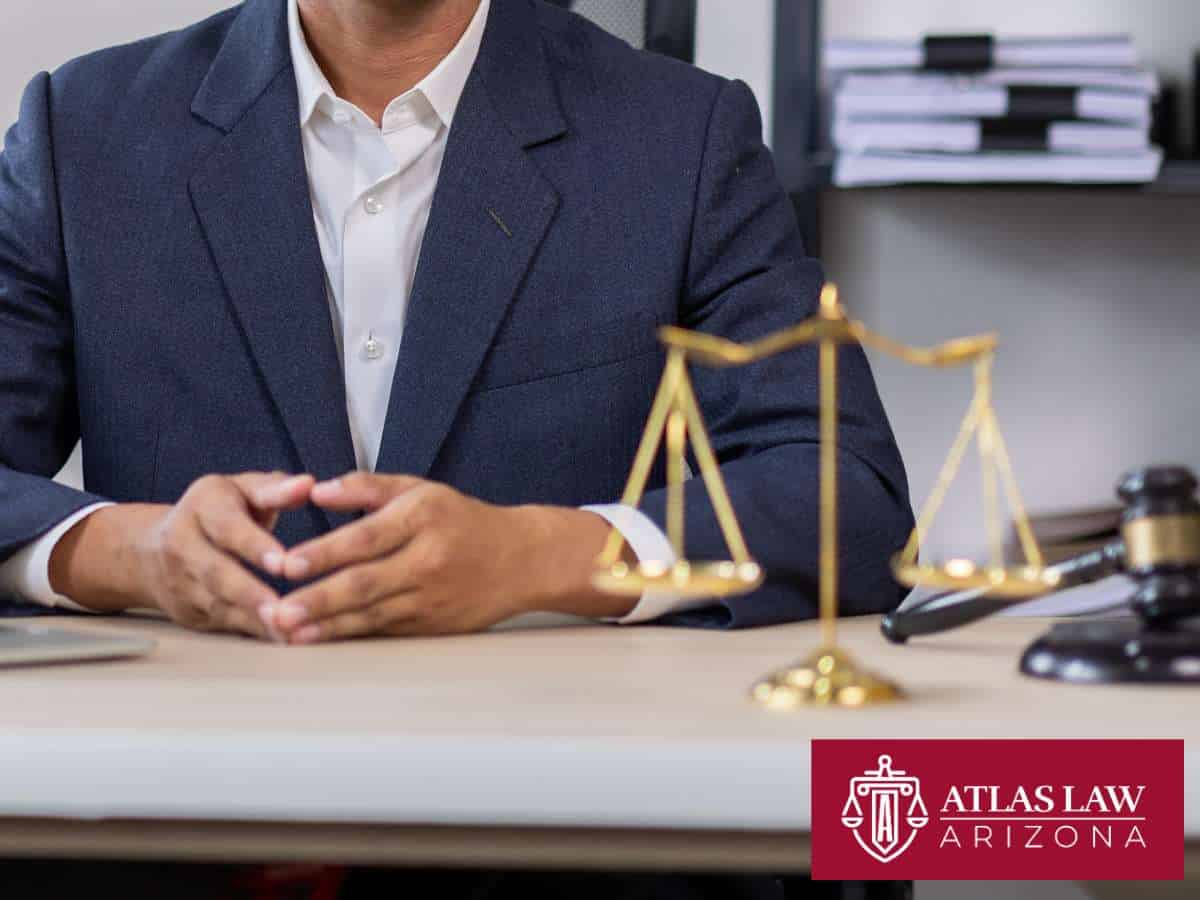 Attorney reviewing documents after Declaring Bankruptcy In Tucson.