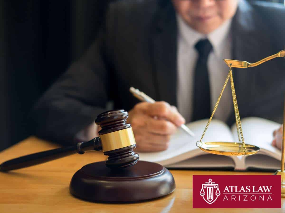 Judge reviewing wage garnishment documents for legal guidance