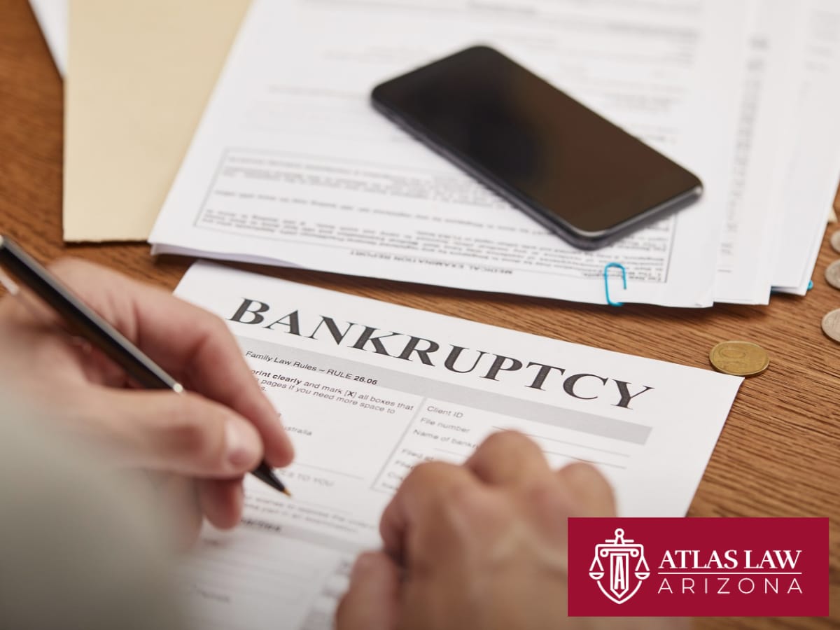 Bankruptcy In Arizona Filing With Financial Paperwork
